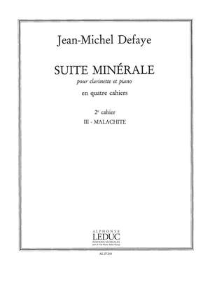 Jean-Michel Defaye: Suite Minerale