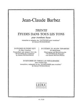 Jean-Claude Barbez: 30 Etudes Dans Tous Les Tons