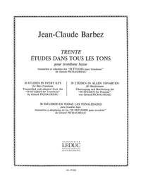 Jean-Claude Barbez: 30 Etudes Dans Tous Les Tons