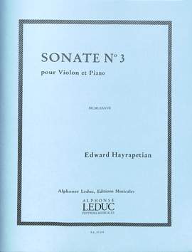 Hayrapetian: Sonate N03