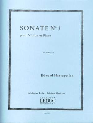 Hayrapetian: Sonate N03