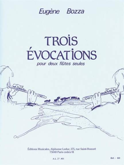 Eugène Bozza: Three Evocations For Two Flutes