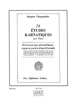 Jacques Charpentier: 74 Études Karnatiques Cycle 06