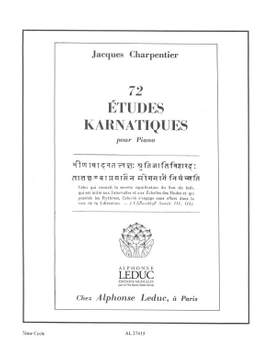 Jacques Charpentier: 74 Études Karnatiques Cycle 07