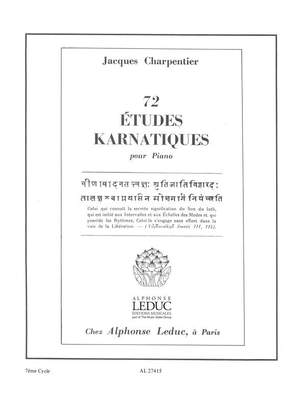 Jacques Charpentier: 74 Études Karnatiques Cycle 07