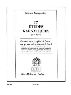 Jacques Charpentier: 75 Études Karnatiques Cycle 08