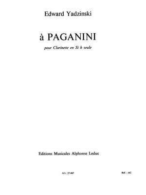 Yadzinski: A Paganini