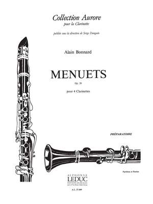 Alain Bonnard: Menuets Op.20