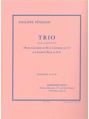 Philippe Fenelon: Trio