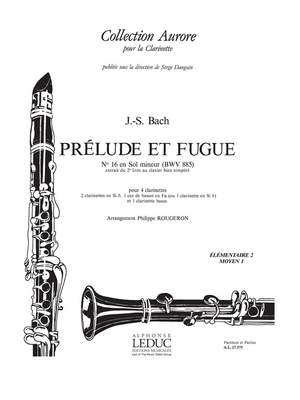 Johann Sebastian Bach: Prélude et Fugue No.16, BWV885 in G minor