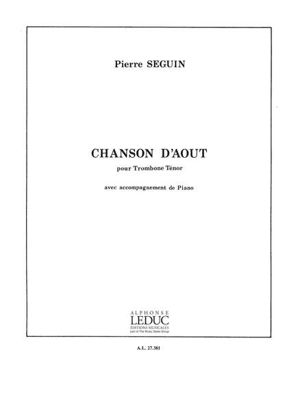 Seguin: Chanson D'Aout