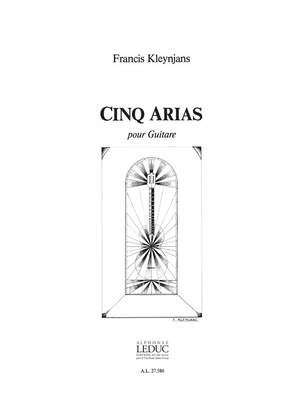 Francis Kleynjans: 5 Arias Op.69