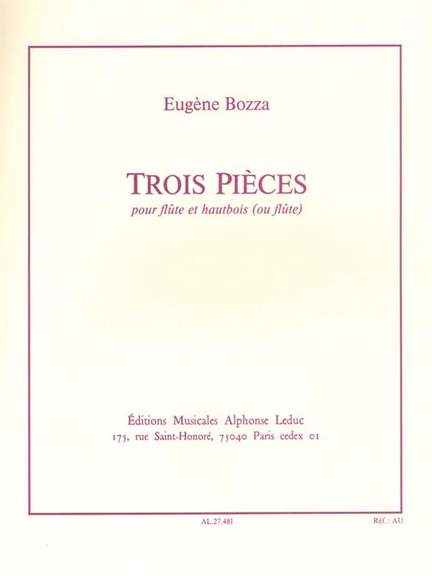 Eugène Bozza: 3 Pièces