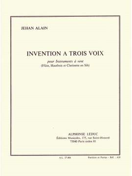 Jehan Alain: Invention à 3 Voix
