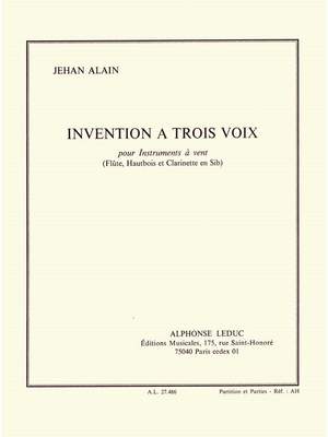 Jehan Alain: Invention à 3 Voix
