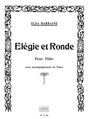 Elsa Barraine: Elegie Et Ronde