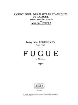 Ludwig van Beethoven: Fugue in D minor