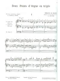 Perotin: 2 Points D'Orgue En Triple