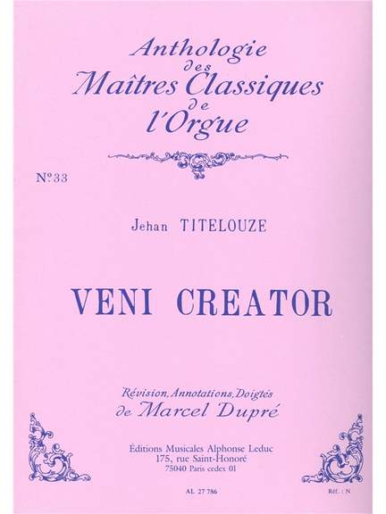 Titelouze: Veni Creator