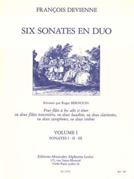 François Devienne: 6 Sonates en Duo - Vol.1