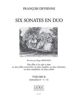 François Devienne: François Devienne: 6 Sonates en Duo Vol.2