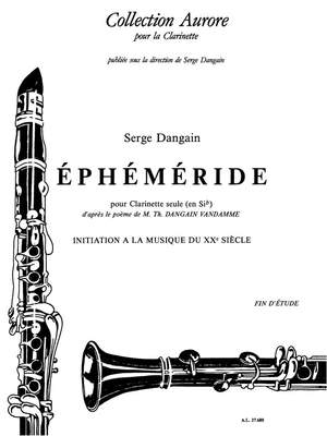 Serge Dangain: Serge Dangain: Ephemeride