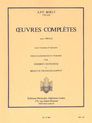 Alexandre Pierre François Boely: Oeuvres Complètes Livre 3 - 2e fascicule