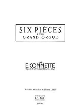 Edouard Commette: 6 Pieces