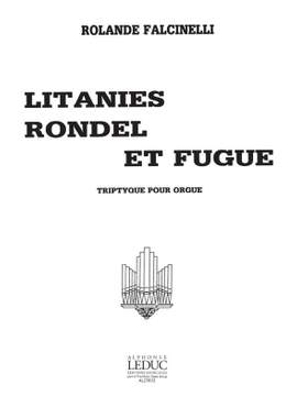 Falcinelli: Litanies/Rondel/Fugue