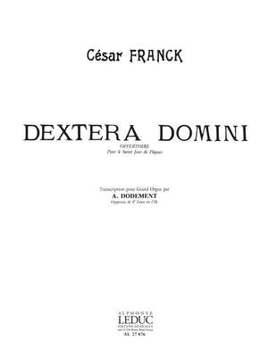 César Franck: Dextera Domini
