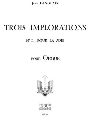 Jean Langlais: Jean Langlais: 3 Implorations No.1