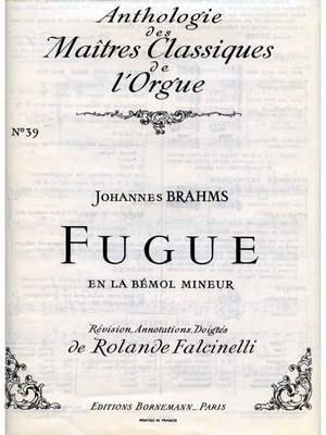 Johannes Brahms: Fugue in A flat minor