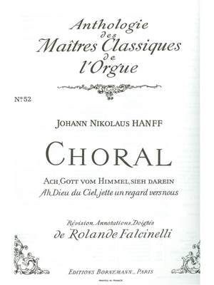 Hanff: Choral:Ach Gott Vom Himmel Sie
