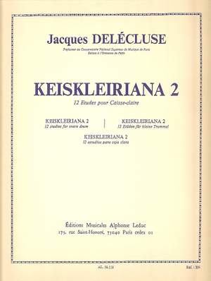 Jacques Delécluse: Keiskleiriana 2, 12 études pour Caisse-Claire