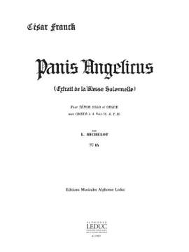César Franck: Panis Angelicus