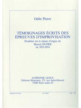 Pierre: Temoignages Ecrits Des