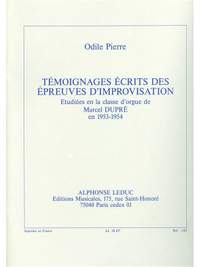 Pierre: Temoignages Ecrits Des