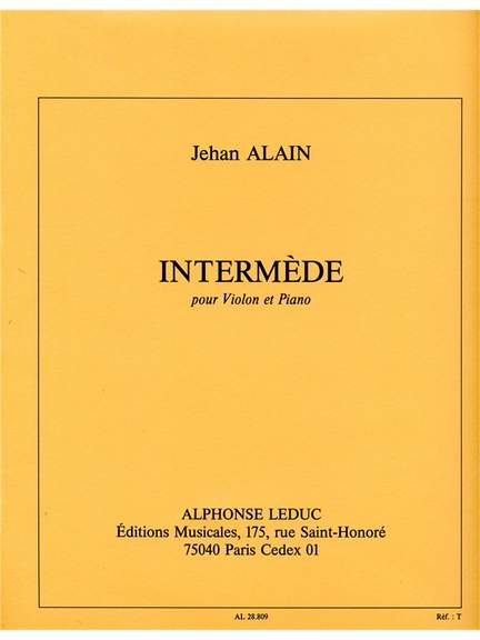 Jehan Alain: Intermede