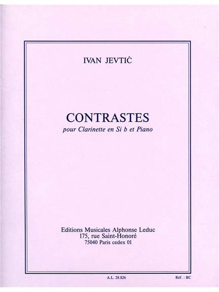 Ivan Jevtić: Contrastes