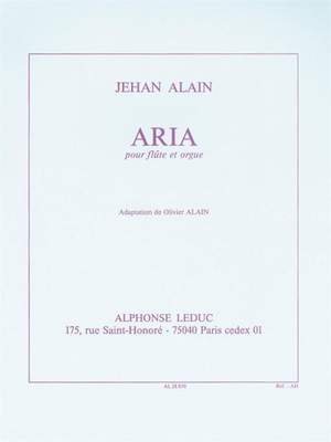 Jehan Alain: Aria