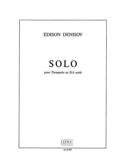 Edison Denisov: Solo