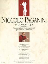 Niccolò Paganini: 24 Caprices Op.1 pour flûte