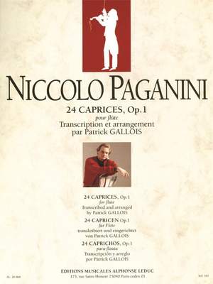 Niccolò Paganini: 24 Caprices Op.1 pour flûte