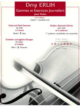 Devy Erlih: Scales and daily Exercises for Violin 1