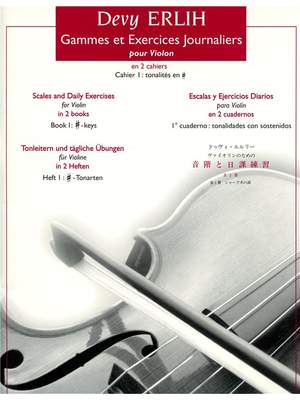 Devy Erlih: Scales and daily Exercises for Violin 1