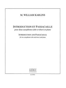 Karlins: Introduction Et Passacaille