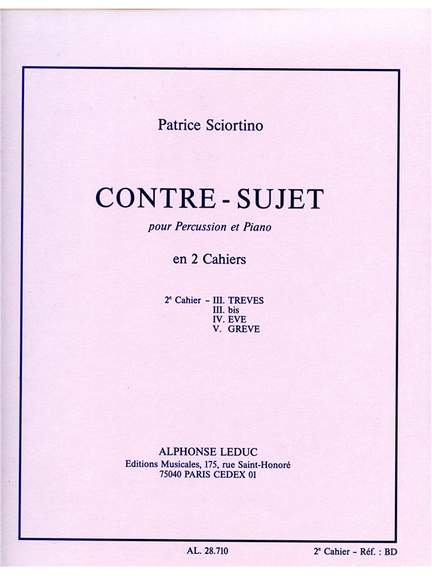 Sciortino: Contre-Sujet