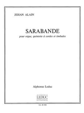 Jehan Alain: Jehan Ariste Alain: Sarabande