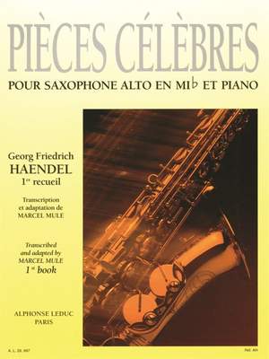 Georg Friedrich Händel: Pièces Célèbres Vol.1