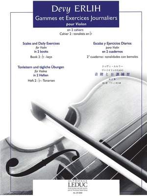 Devy Erlih: Scales and daily Exercises for Violin 2